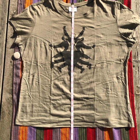 XXL Archer Army Green 100% Cotton Tee - Picture 3 of 10